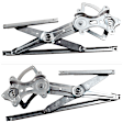 2006 Toyota Highlander - Front, Driver and Passenger Side Power Window Regulator, Without Motor