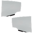 Rear, Driver and Passenger Side Door Glass, Green Tint, FD25356GTY, FD25357GTY Hatchback
