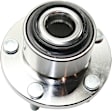 Front and Rear, Driver and Passenger Side Wheel Hub, 5 Lugs, With Bearing