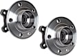 Rear, Driver and Passenger Side Wheel Hub, 5 Lugs, With Bearing