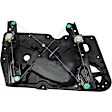 2013 Volkswagen GTI - Front, Driver and Passenger Side Power Window Regulator, Without Motor