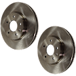 Front Brake Disc, Natural Finish, Plain Surface, Vented, 5 Lugs, 295.91 mm
