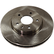 Front Brake Disc, Natural Finish, Plain Surface, Vented, 5 Lugs, 295.91 mm