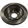 Front and Rear Brake Disc, 4-Wheel Set, Plain Surface, Vented, 5 Lugs