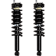 Rear, Driver and Passenger Side Fully Loaded Struts, Twin-tube