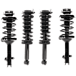 Front and Rear, Driver and Passenger Side Fully Loaded Struts