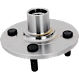 Front, Driver and Passenger Side Wheel Hub, 4 Lugs, With Bearing, 1.9L, 4Cyl