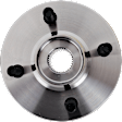 Front, Driver and Passenger Side Wheel Hub, 4 Lugs, With Bearing, 1.9L, 4Cyl