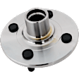 Front, Driver and Passenger Side Wheel Hub, 4 Lugs, With Bearing, 1.9L, 4Cyl