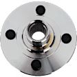 Front, Driver and Passenger Side Wheel Hub, 4 Lugs, With Bearing, 1.9L, 4Cyl