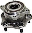 2-Wheel Set Front and Rear, Driver and Passenger Side Wheel Hubs, With Bearing