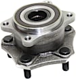 2-Wheel Set Front and Rear, Driver and Passenger Side Wheel Hubs, With Bearing