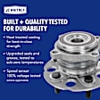 Front and Rear, Driver and Passenger Side Wheel Hub, 5 Lugs, With Bearing, AWD