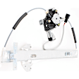 Front, Driver and Passenger Side Power Window Regulator, With Motor