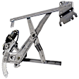 Front, Driver and Passenger Side Power Window Regulator, With Motor
