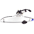 Front and Rear, Driver and Passenger Side Power Window Regulator, With Motor