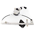 Front and Rear, Driver and Passenger Side Power Window Regulator, With Motor