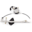 Front and Rear, Driver and Passenger Side Power Window Regulator, With Motor