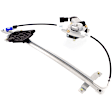 Front and Rear, Driver and Passenger Side Power Window Regulator, With Motor