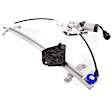 Front and Rear, Driver and Passenger Side Power Window Regulator, With Motor