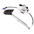 Front and Rear, Driver and Passenger Side Power Window Regulator, With Motor