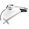 Front and Rear, Driver and Passenger Side Power Window Regulator, With Motor