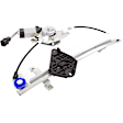 Front and Rear, Driver and Passenger Side Power Window Regulator, With Motor
