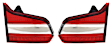 Driver and Passenger Side, Inner LED Tail Light, With bulb(s), OE Replacement
