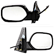 Driver and Passenger Side Mirror, Power Adjust, Non-Heated, Manual Folding, Paintable, No Signal Light, No Memory, No Puddle Light, No Auto-Dim, No Blind Spot Feature