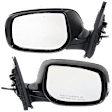 Driver and Passenger Side Mirrors, Power Adjust, Manual Folding, Non-Heated, Paintable, In-housing Signal Light, No Memory, No Puddle Light, No Auto-Dimming, No Blind Spot Feature