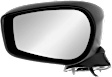 Driver and Passenger Side Mirrors, Power Adjust, Manual Folding, Heated, Textured Black, No Signal Light, No Memory, No Puddle Light, No Auto-Dimming, No Blind Spot Feature