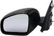 Driver and Passenger Side Mirrors, Manual Adjust, Manual Folding, Non-Heated, Textured Black, No Signal Light, No Memory, No Puddle Light, No Auto-Dimming