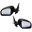 Driver and Passenger Side Mirrors, Power, Manual Folding, Heated, Textured Black, No Signal Light, No Memory, No Puddle Light, No Auto-Dimming, No Blind Spot Feature