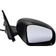 Driver and Passenger Side Mirrors, Power, Manual Folding, Heated, Textured Black, No Signal Light, No Memory, No Puddle Light, No Auto-Dimming, No Blind Spot Feature