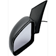 Driver and Passenger Side Mirrors, Power, Manual Folding, Heated, Textured Black, No Signal Light, No Memory, No Puddle Light, No Auto-Dimming, No Blind Spot Feature