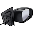 Driver and Passenger Side Mirrors, Power, Manual Folding, Heated, Textured Black, No Signal Light, No Memory, No Puddle Light, No Auto-Dimming, No Blind Spot Feature