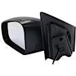 Driver and Passenger Side Mirrors, Power, Manual Folding, Heated, Textured Black, No Signal Light, No Memory, No Puddle Light, No Auto-Dimming, No Blind Spot Feature