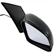 Driver and Passenger Side Mirrors, Power, Manual Folding, Heated, Textured Black, No Signal Light, No Memory, No Puddle Light, No Auto-Dimming, No Blind Spot Feature