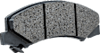 Front and Rear Brake Pad Set, Ceramic