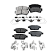 2011 Ford Fusion - Front and Rear Ceramic Brake Pad Set, 3.0L 6Cyl, FLEX