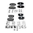 2009-2018 Toyota RAV4 - Front And Rear Brake Pad Set, 4-Wheel Set, Ceramic