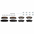 2014 Toyota Highlander - Front and Rear Ceramic Brake Pad Set, 3.5L 6Cyl