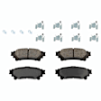 2014 Toyota Highlander - Front and Rear Ceramic Brake Pad Set, 3.5L 6Cyl