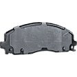 Front and Rear Brake Pad Set, Ceramic