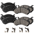Front and Rear Ceramic Brake Pad Set