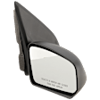 Driver and Passenger Side Non-Towing Mirrors, Manual Adjust, Non-Folding, Non-Heated, Textured Black, No Signal Light, No Memory, No Puddle Light, No Auto-Dimming