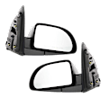 Driver and Passenger Side Mirrors, Power Adjust, Manual Folding, Non-Heated, Textured Black, No Signal Light, No Memory, No Puddle Light, No Auto-Dimming, No Blind Spot Feature
