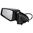 2009 Chevrolet Traverse - Driver and Passenger Side Mirror, Without Power s, Power Adjust, Heated, Textured Black, Manual Folding, No Signal Light, No Blind Spot Feature, Without Memory Recall, No Puddle Light, No Auto-Dimming