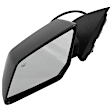 2009 Chevrolet Traverse - Driver and Passenger Side Mirror, Without Power s, Power Adjust, Heated, Textured Black, Manual Folding, No Signal Light, No Blind Spot Feature, Without Memory Recall, No Puddle Light, No Auto-Dimming