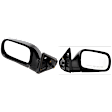 Driver and Passenger Side Mirror, Manual Adjust, Non-Heated, Manual Folding, Paintable, No Signal Light, No Memory, No Puddle Light, No Auto-Dim, No Blind Spot Feature